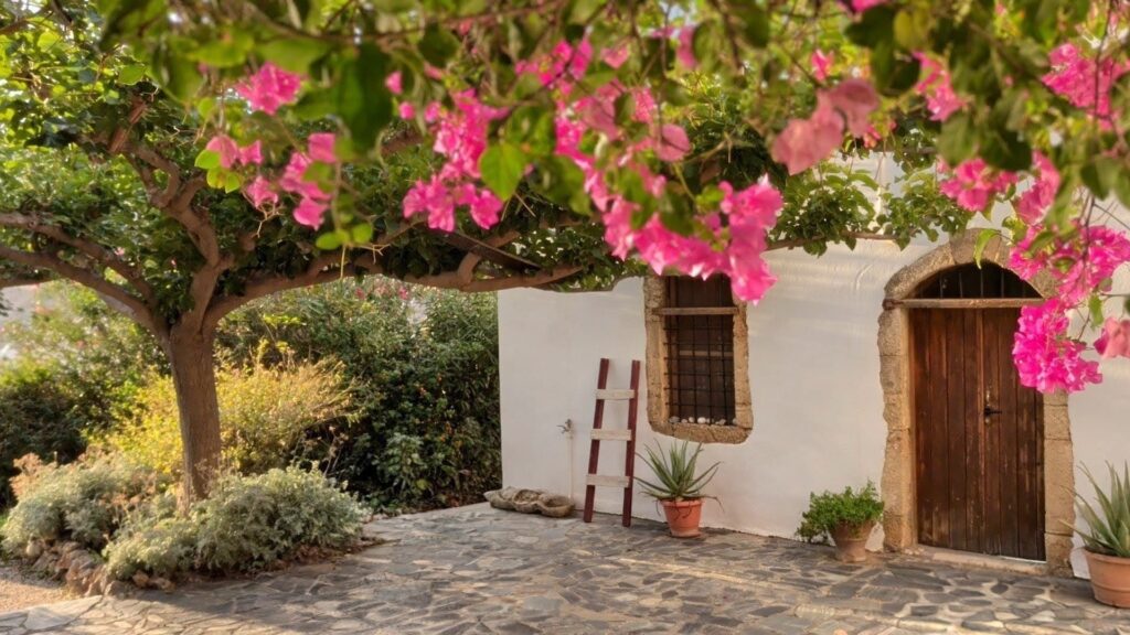traditional house at retreat accommodation in Crete at YogaOnCrete