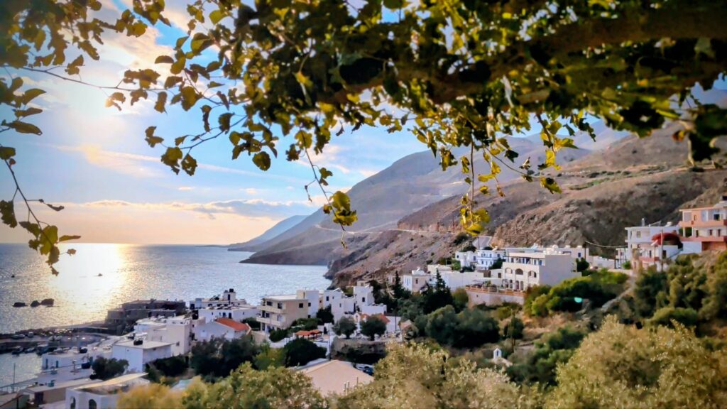 Sfakia village in southern Crete near YogaOnCrete retreat center