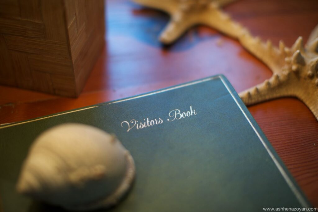 guestbook at YogaOnCrete yoga retreat in Crete