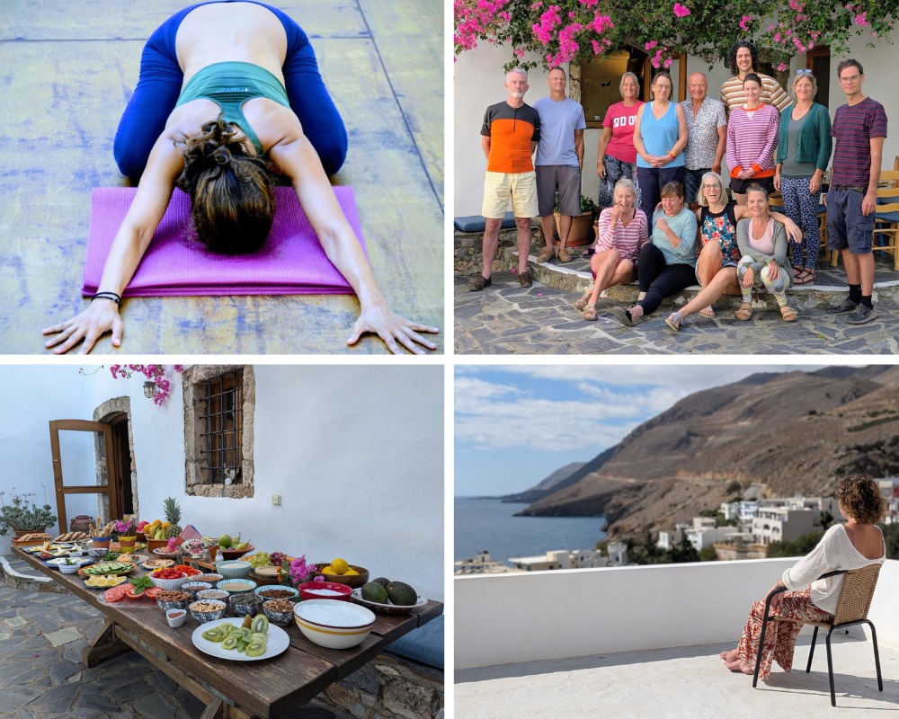 YogaOnCrete retreat house life in southern Crete