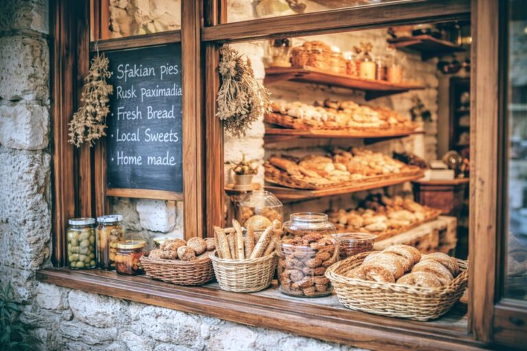 Traditional bakery in Sfakia Crete near YogaOnCrete