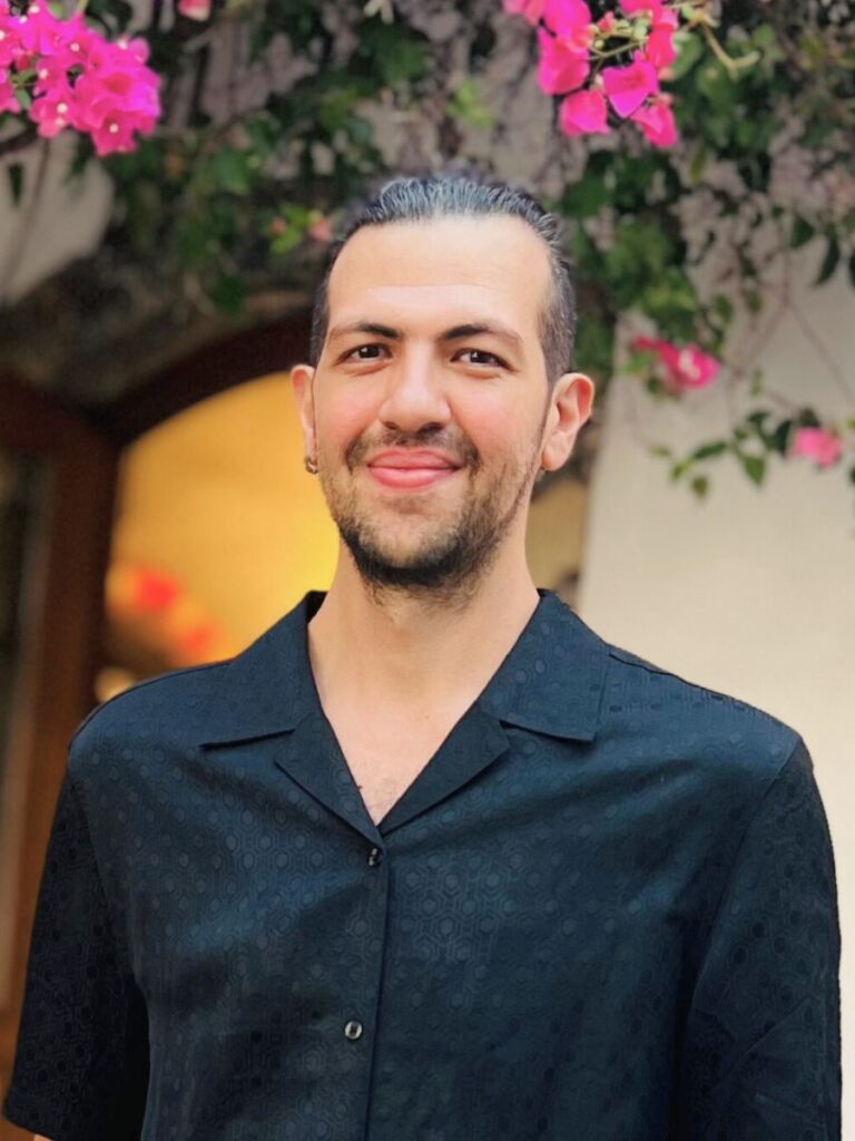 Nikos leading men's retreat at YogaOnCrete