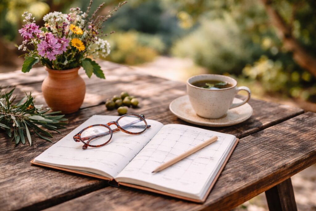 yoga retreat schedule in Crete