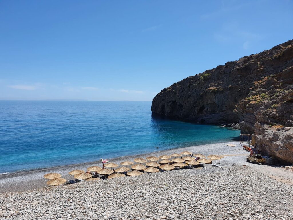 Ilingas beach near Sfakia in southern Crete