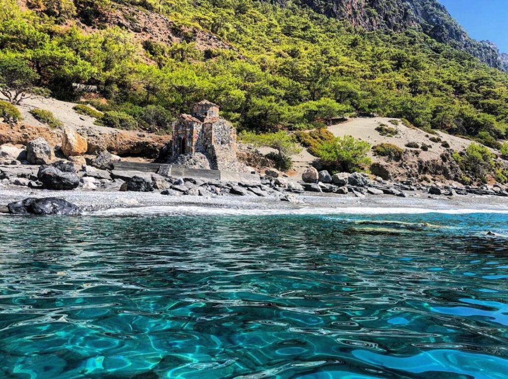 Aghios Pavlos beach in southern Crete near Sfakia