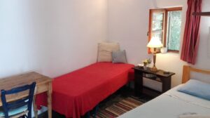 singe bed yoga retreat crete, greece
